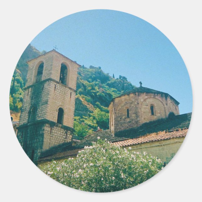 Summer day in Kotor  - Montenegro Classic Round Sticker (Front)