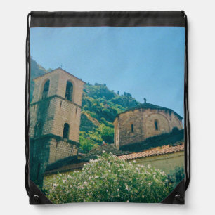 Summer day in Kotor - Montenegro Drawstring Bag