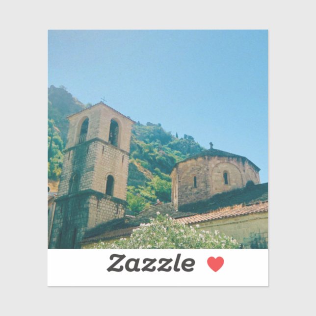 Summer day in Kotor  - Montenegro Sticker (Sheet)