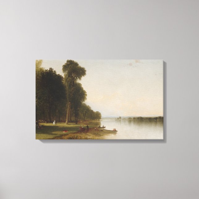 Summer Day on Conesus Lake Canvas Print (Front)