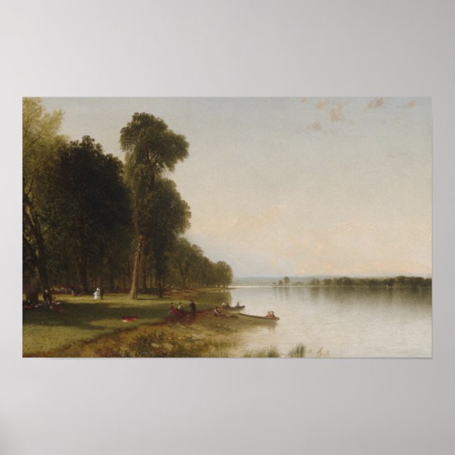 Summer Day on Conesus Lake Poster (Front)