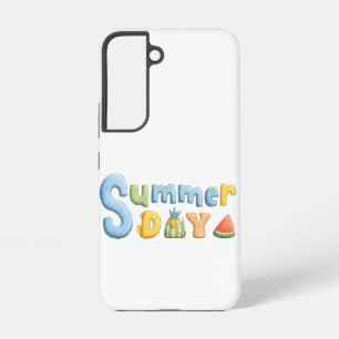 Summer Day - Summer Day Celebration Text Samsung Galaxy S22 Case