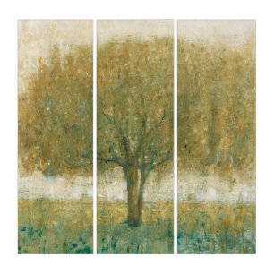 Summer Day Tree II Triptych