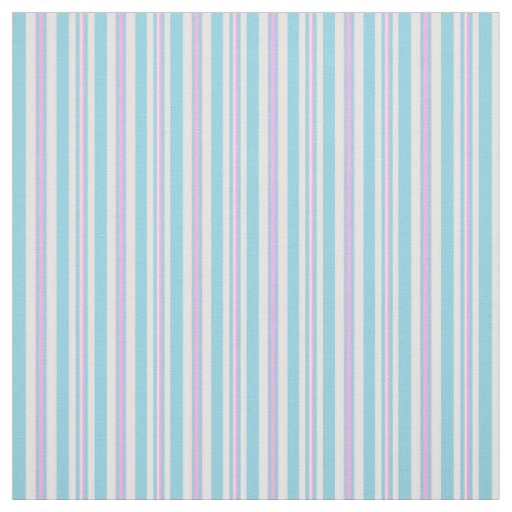 Summer Days Deckchair Stripes Pink Sky Blue White Fabric