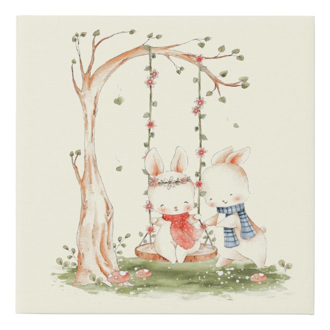 Summer Days Faux Canvas Print (Front)