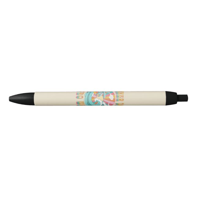 Summer days, retro ways text design pen (Front)