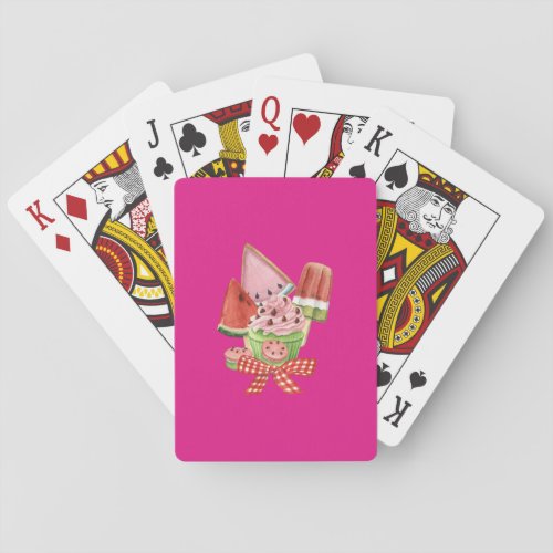 Summer Delights Poker Cards