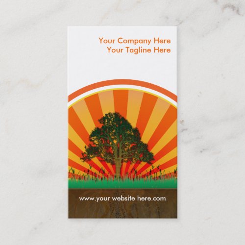 summer design business card template