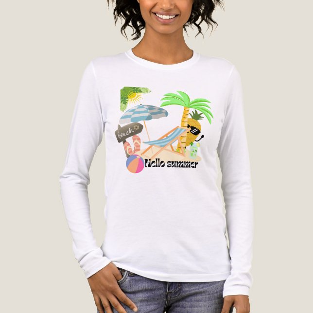 Summer design Tri-Blend shirt (Front)