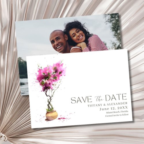 Summer Destination Wedding Photo Save The Date
