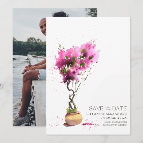 Summer Destination Wedding Photo   Save The Date