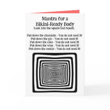 Summer Diet Mantra Card