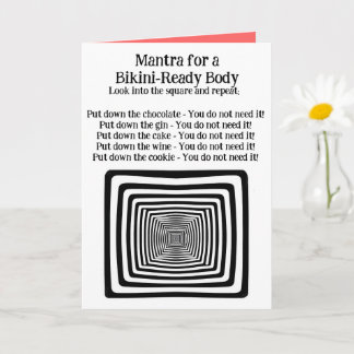 Summer Diet Mantra Card