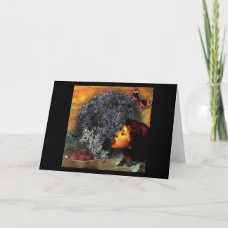 Summer Digital Collage by A E Ivey Note Cards