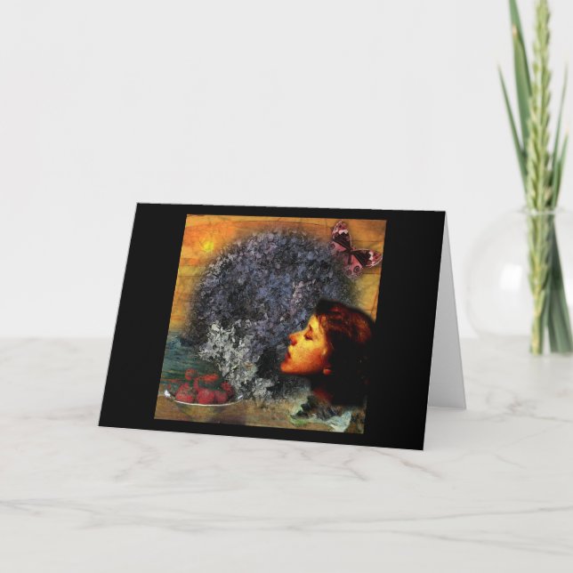 Summer Digital Collage by A E Ivey Note Cards (Front)