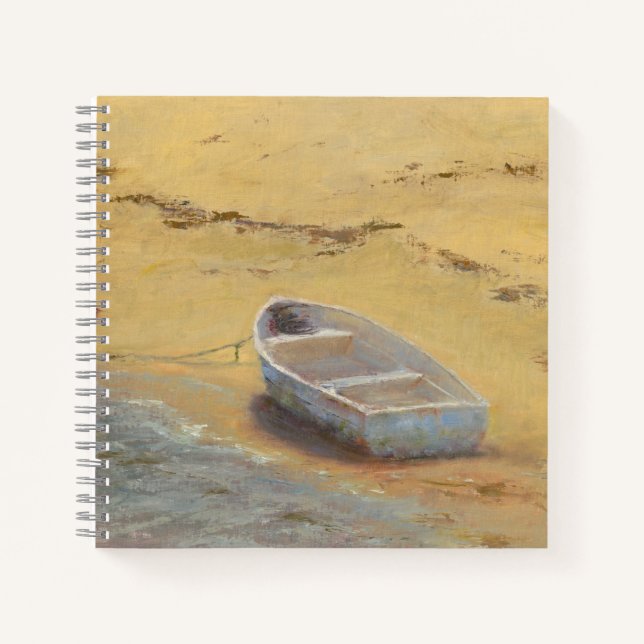 Summer Dory - Boat on the Shore Notebook (Front)