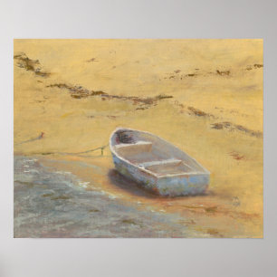 Summer Dory - Boat on the Shore Poster