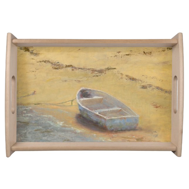 Summer Dory - Boat on the Shore Serving Tray (Front)