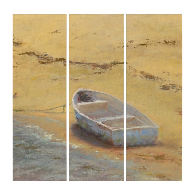Summer Dory - Boat on the Shore Triptych (Front)