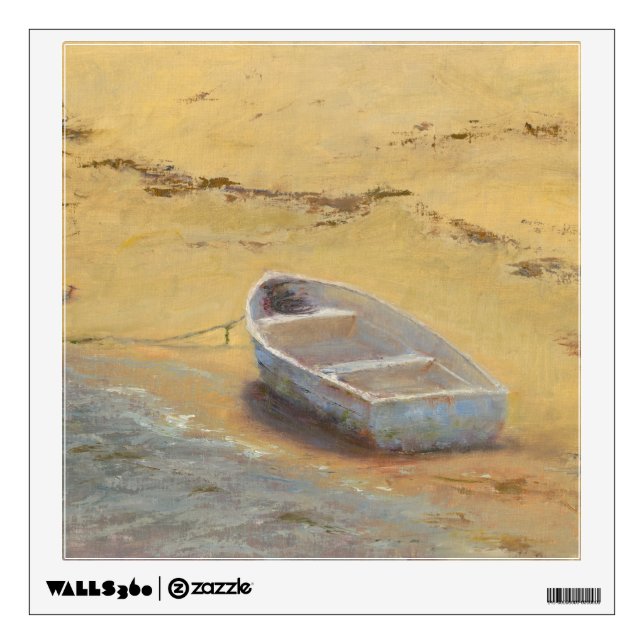 Summer Dory - Boat on the Shore Wall Decal (Front)