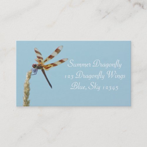 Summer Dragonfly Business Card