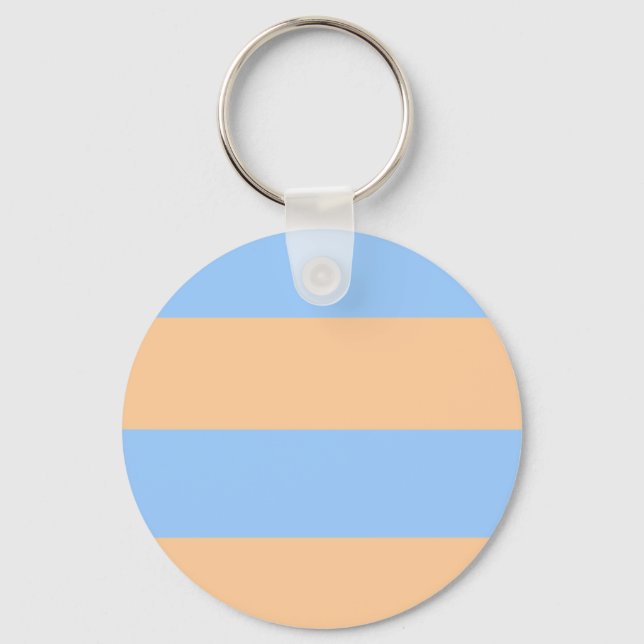 Summer Dreamsicle (Classic Stripes) Keychain (Front)