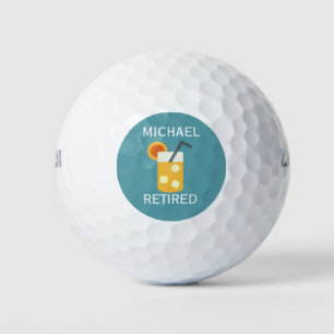 Summer Drink Design, Personalized Golf Balls