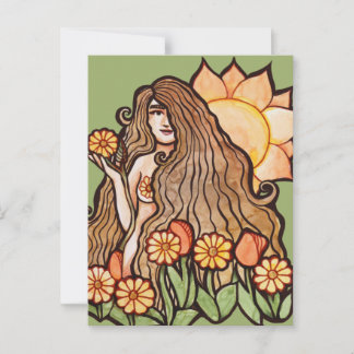 Summer Earth Goddess                               Postcard