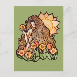 Summer Earth Goddess                               Postcard