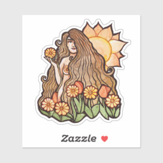Summer Earth Goddess                               Sticker