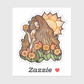 Summer Earth Goddess                               Sticker
