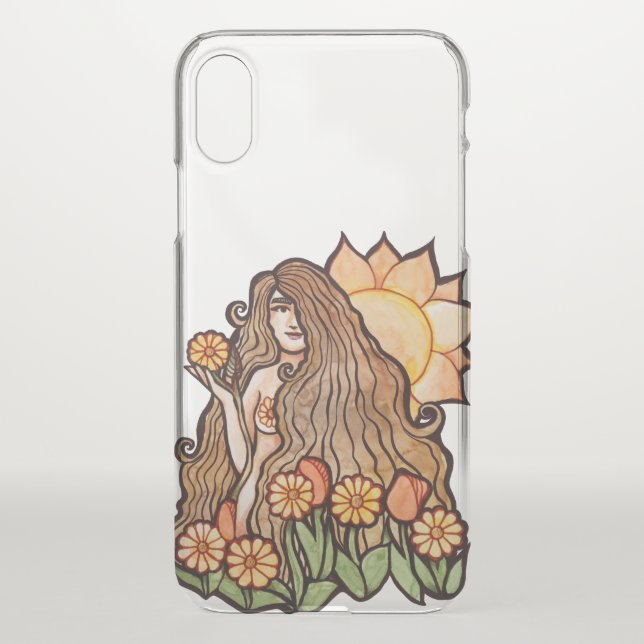 Summer Earth Goddess                               Uncommon iPhone Case (Back)