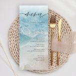 Summer Elegant Coastal Beach Wedding Menu Cards<br><div class="desc">Summer Elegant Coastal Beach Wedding Menu Cards

Minimalist Wedding Menu Cards | Modern Menu,  Wedding Dinner Menu,  Rustic Let's Eat Wedding Dinner and Drinks Menu,  Simple Calligraphy Rustic Wedding Menus Wedding Menus,  Rustic Wedding Menu,   Wedding Table Menu</div>