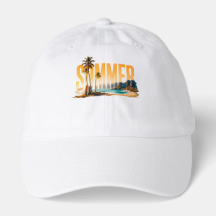 Summer Endless Light Luxury Coastal Graphic Hat