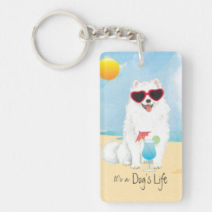 Summer Eskie Keychain