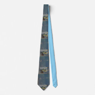 Summer Evening at Skagen Beach Neck Tie