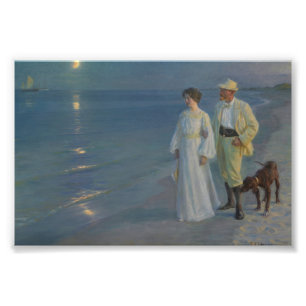 Summer Evening at Skagen Beach Photo Print