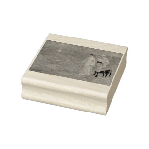 Summer Evening at Skagen Beach Rubber Stamp
