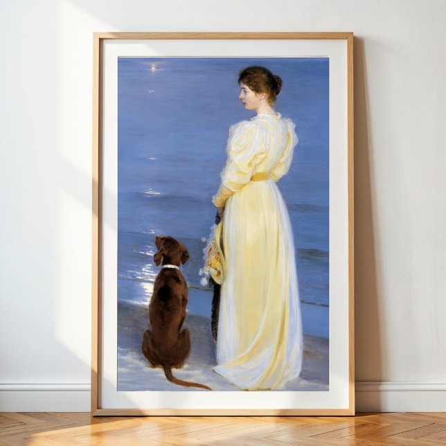 Summer evening at Skagen, P.S.Krøyer, Art Poster (Creator Uploaded)
