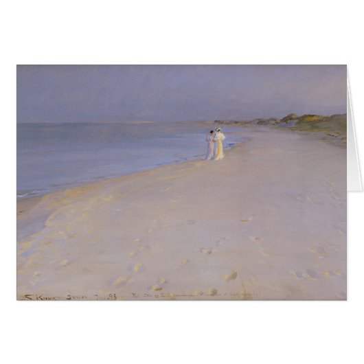 Summer evening at the South Beach, Skagen, 1893 (Front Horizontal)