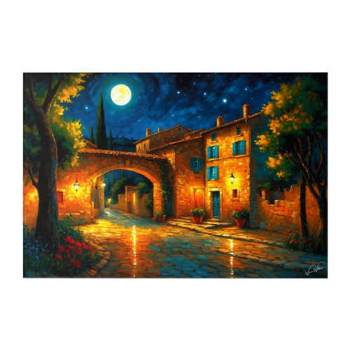 Summer Evening in Provence  Acrylic Print