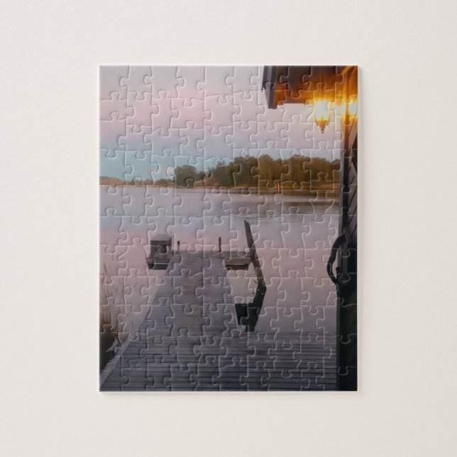 Summer evening in the swedish archipelago jigsaw puzzle (Vertical)