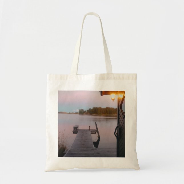 Summer evening in the swedish archipelago tote bag (Front)