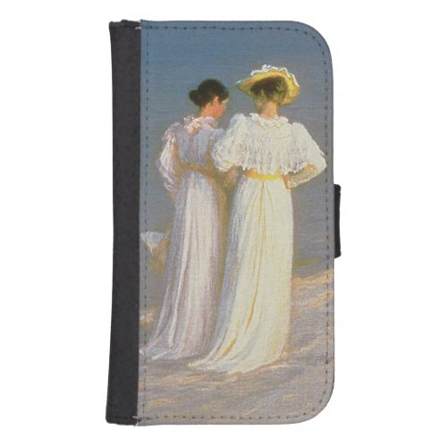 Summer Evening on the Skagen Southern Beach 2 Wallet Phone Case For Samsung Galaxy S4