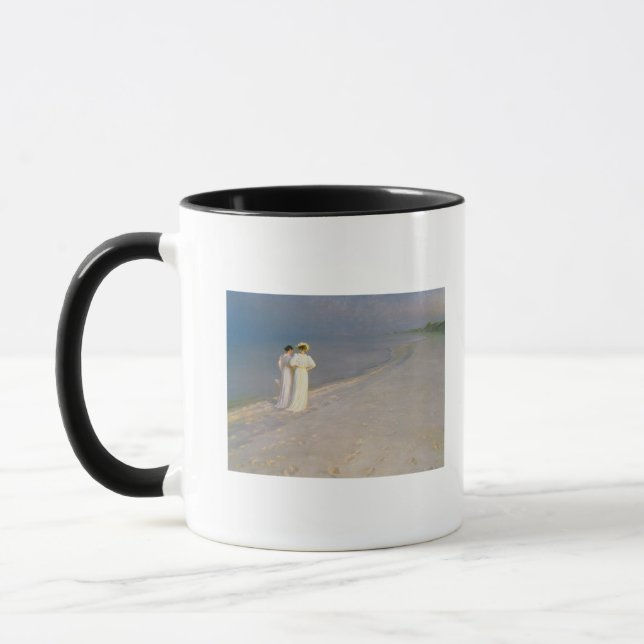 Summer Evening on the Skagen Southern Beach Mug (Left)