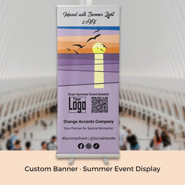 Summer Event Display · Custom Retractable Banner (Summer Event Display · Custom Retractable Banner)