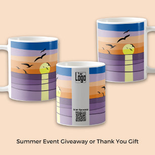 Summer Event Giveaway or Thank You Gift - Custom Coffee Mug