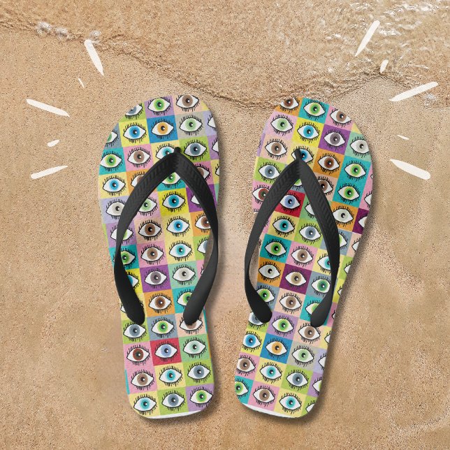 Summer eyes lovely feet quirky wear flip flops (Creator Uploaded)