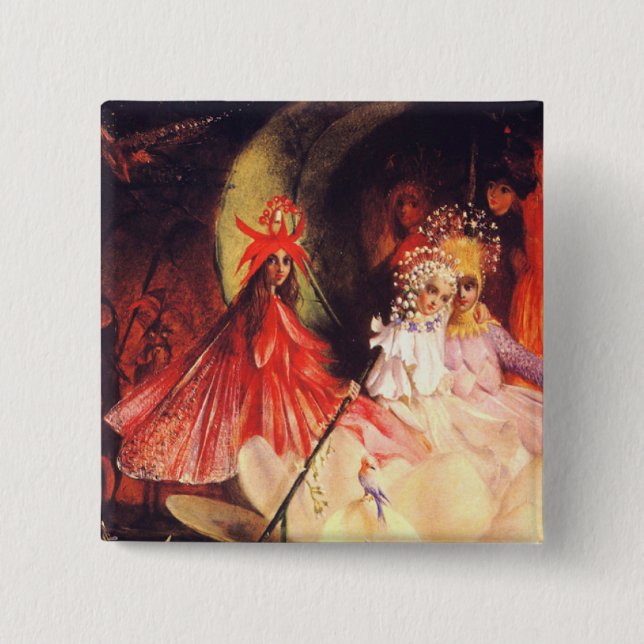 Summer Fairies Button (Front)