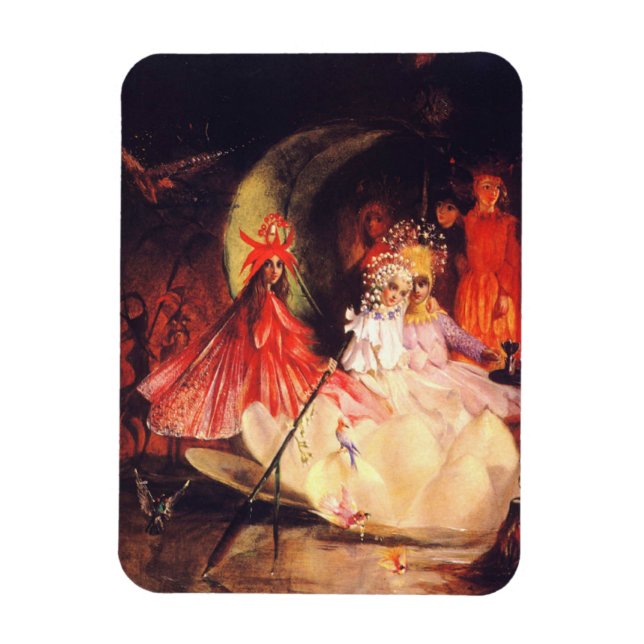 Summer Fairies Magnet (Vertical)